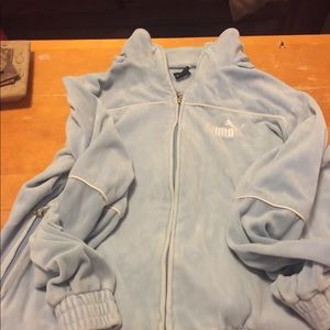 Carolina Blue Puma Jacket Ladies/Young Ladies